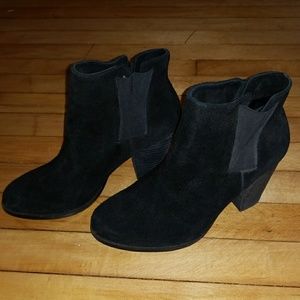 Sole Society black booties size 8